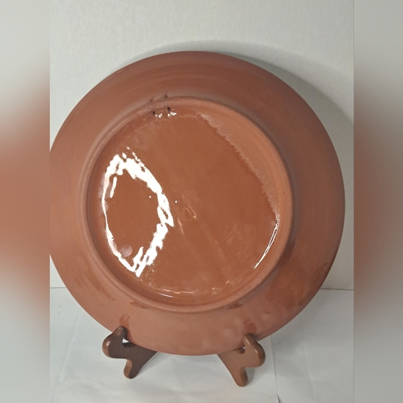 Handmade Clay Decor Dish, Blue  Pulled Colour Design. - Picture 7 of 7